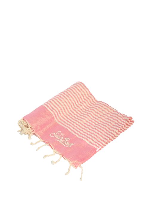 Telo mare Foutas in cotone e lurex Rosa Mc2 Saint Barth | FOUT01600625L